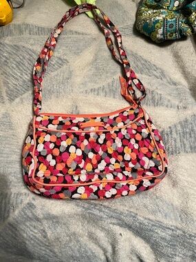 Vera Bradley Little Crossbody bag in the retired Pixie Confetti pattern